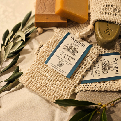 Sisal Fiber Exfoliating Soap Pouch