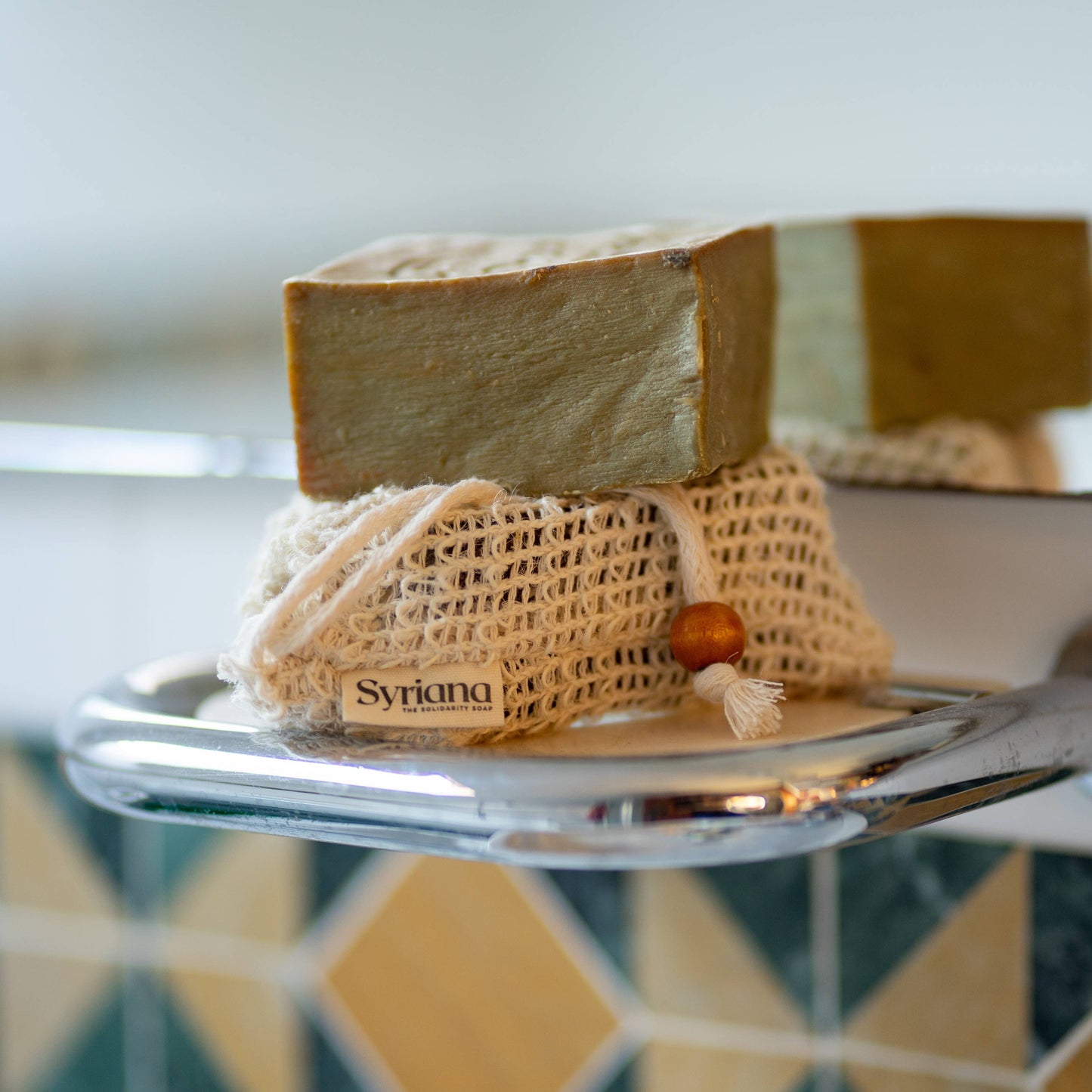 Sisal Fiber Exfoliating Soap Pouch