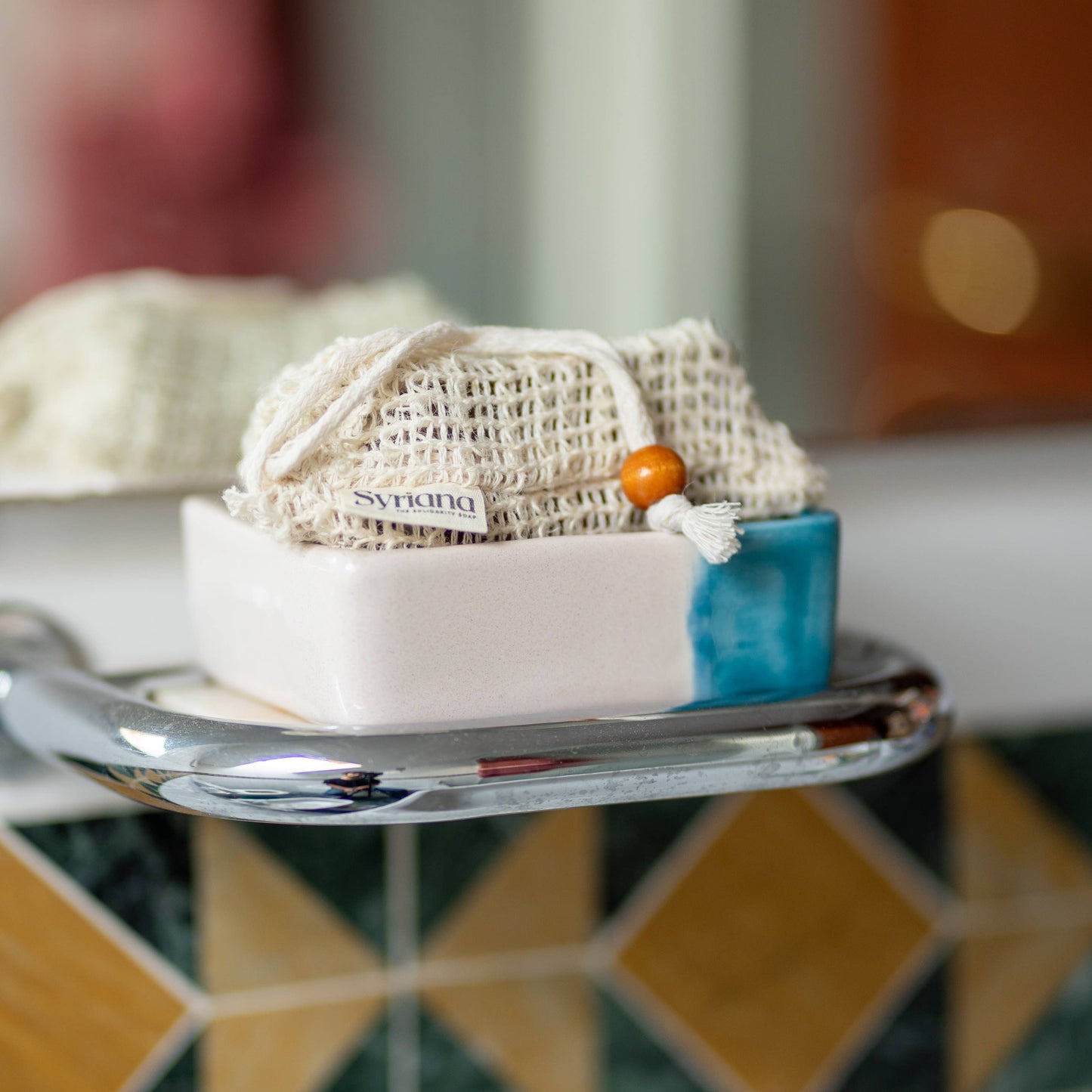 Sisal Fiber Exfoliating Soap Pouch